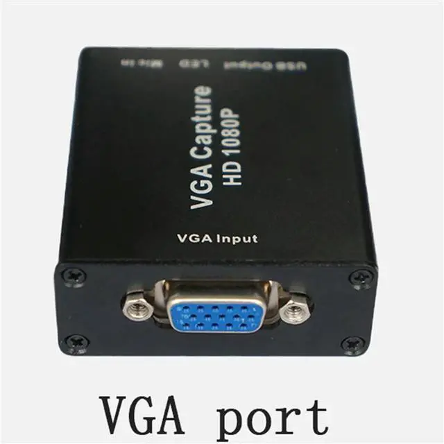 Alt view image 3 of 4 - 4X VGA To USB Adapter Converter With Audio And Video Capture Card 1080P Drive-Free High-Difinition Picture Quarity