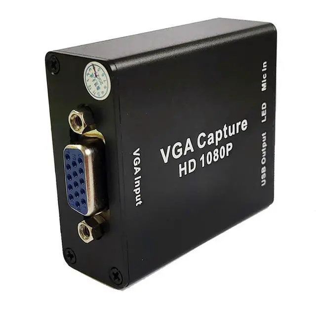 Alt view image 4 of 4 - 4X VGA To USB Adapter Converter With Audio And Video Capture Card 1080P Drive-Free High-Difinition Picture Quarity