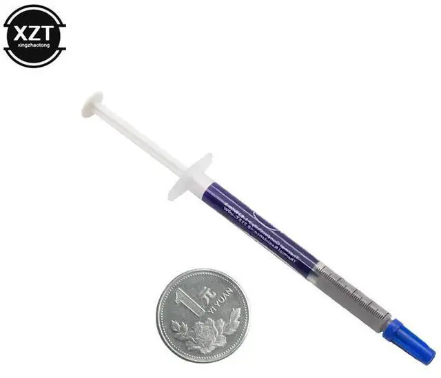 Alt view image 4 of 4 - Hot Sale 10pcs/lot 1g Grey Silver Thermal Grease Silicone Heat Sink Paste CPU Cooler Heatsink 10% Silver Included Compound PC