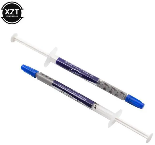 Alt view image 2 of 4 - Hot Sale 10pcs/lot 1g Grey Silver Thermal Grease Silicone Heat Sink Paste CPU Cooler Heatsink 10% Silver Included Compound PC