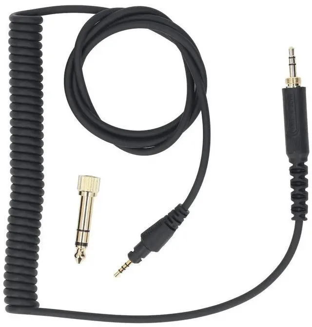 Main image of Headphone Sound Cable Long Spring Extension Sound Cable with 3.5mm Plug 6.3mm Adapter for DJ HDJ CUE1 HDJ CUE1BT HDJ X5 HDJ X7