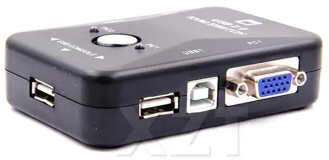 Alt view image 4 of 4 - USB KVM Switch 2 Port VGA SVGA Switch Box USB 2.0 KVM Mouse Switcher Keyboard 1920*1440 Vga Splitter Box Sharing Switch