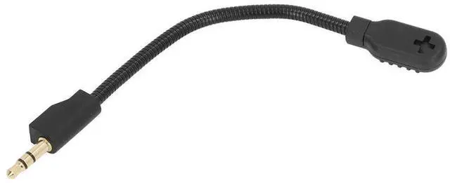 Alt view image 2 of 3 - Replacement Game Mic with Foam Cover 3.5mm Jack Noise Cancelling Detachable Microphone Boom for Wireless Gaming Headset hot