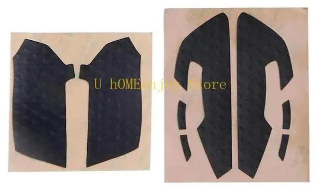 Alt view image 2 of 3 - Gaming Mouse Anti-Slip Grip Tape Sweat Resistant Tape Pads Mouse Side Moisture Wicking Stickers Side Grips 5.12x3.94"