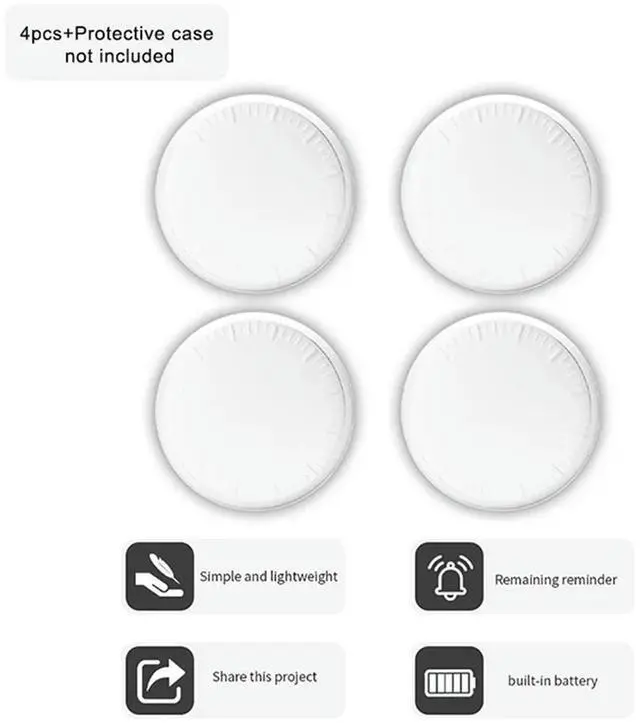 Alt view image 3 of 4 - Anti-Lost Device Bluetooth GPS Tracker For Pets, Bags Wallets For Air Tag Tracking Locator