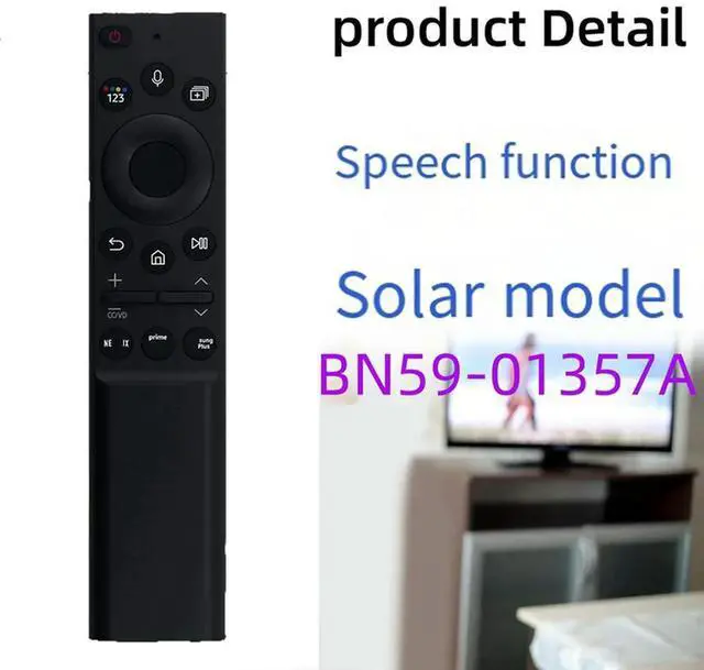 Main image of BN59-01357A Solar Power Voice Remote Control ForTV 4K 8K Ultra HD Neo QLED OLED UHD Series