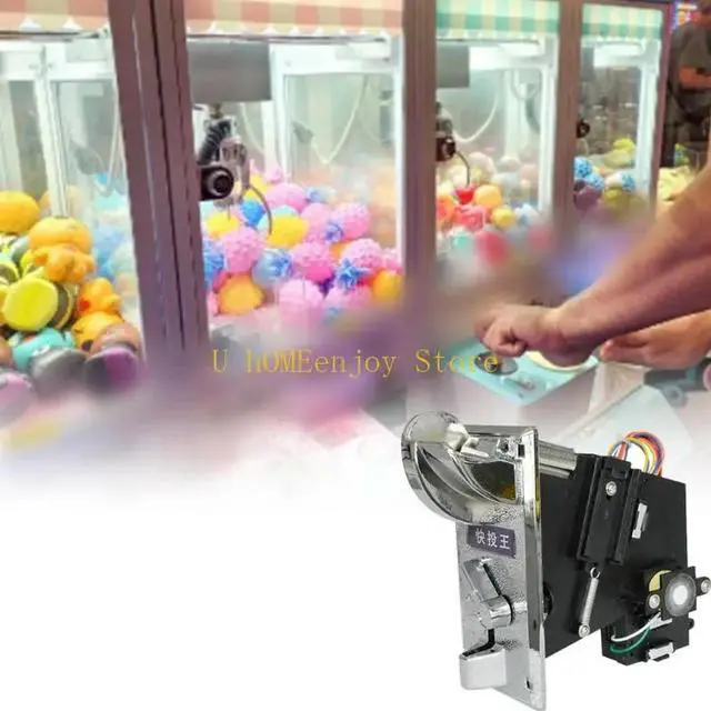 Alt view image 2 of 3 - Coin Selector with Wire for Game Machine Electronic Coin Selector