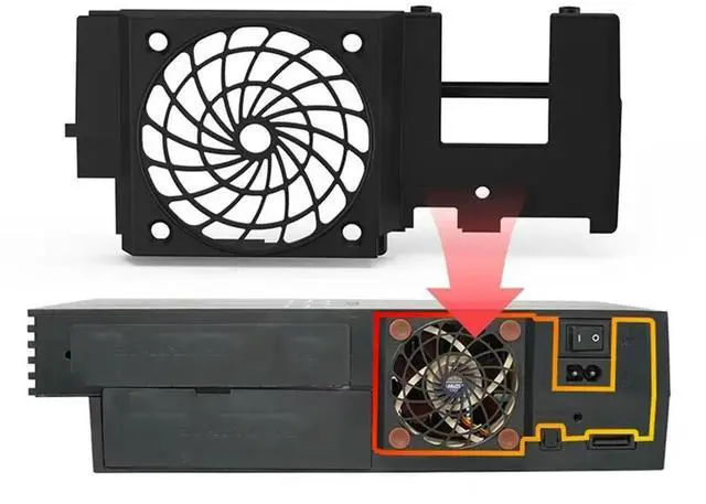 Alt view image 2 of 4 - Fan Bracket For Ps2 Noctua Fan Bracket Noctua Fan Kit Cooling Fan For PS2 (Bracket)