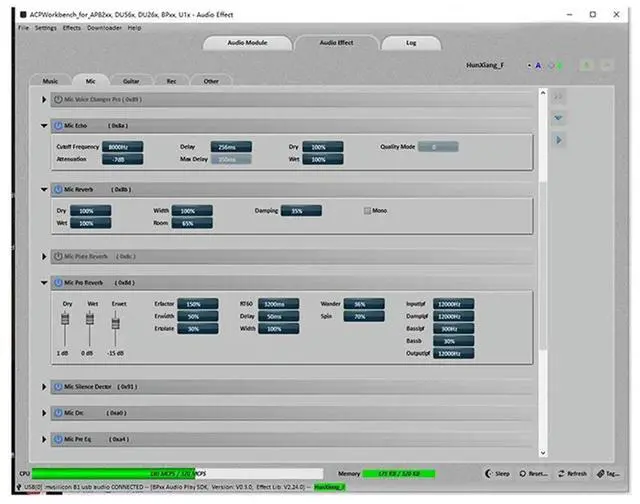 Alt view image 2 of 4 - For DSP Digital Reverb Circuit Module Voice Changer Eq Howling Control Frequency Shifter Effect Mixer Sound Effects