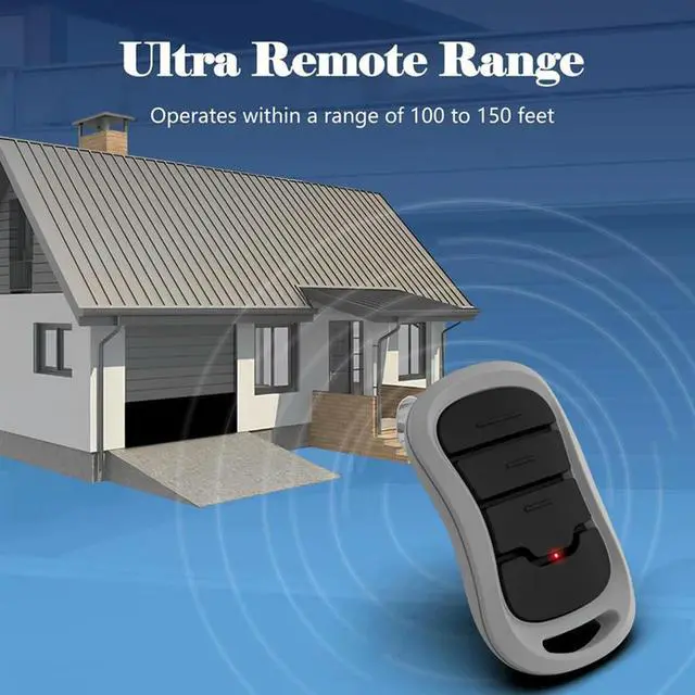 Alt view image 4 of 4 - 2Pcs For Genie licode Garage Door Remote For All Genie licode Garage Door Openers,G3T-BX G3T-R 3-Button Garage