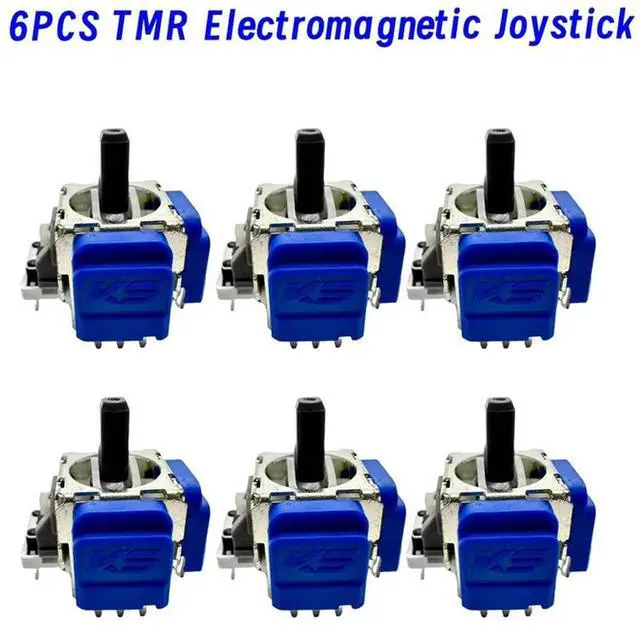 Main image of 6PCS TMR Electromagnetic Joystick For PS5 Gamepad Upgrade TMR Joystick 3D Analog Thumbstick Controller