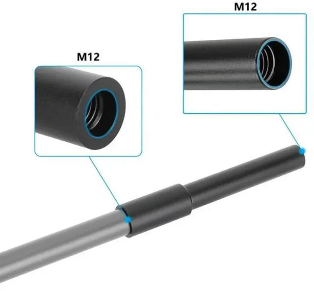 Alt view image 4 of 4 - DSLR Camera Rail Rod 15Mm To 19Mm Rod Clamp Adapter Aluminum Alloy Rod For Camera Follow Focuses Shoulder
