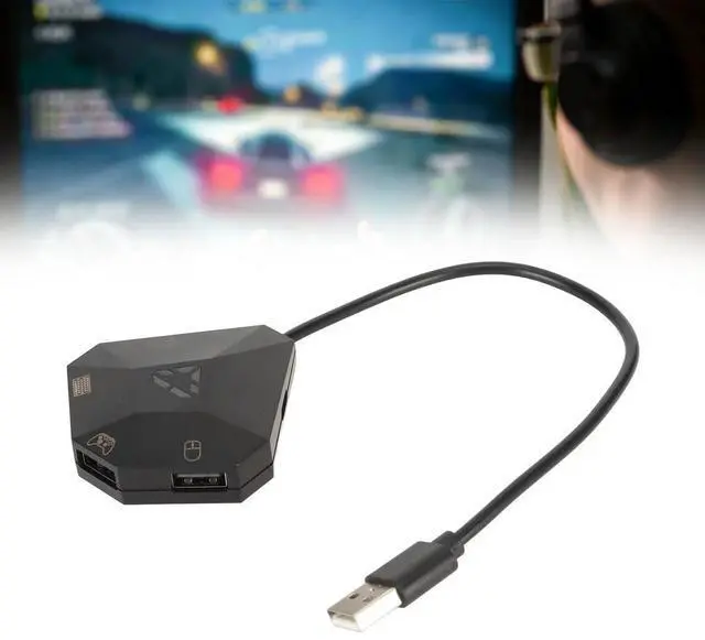 Alt view image 3 of 3 - Game Controller Converter Reset Button Keyboard Mouse Adapter Enhance Gaming Fun Customized Mapping  for Game Console