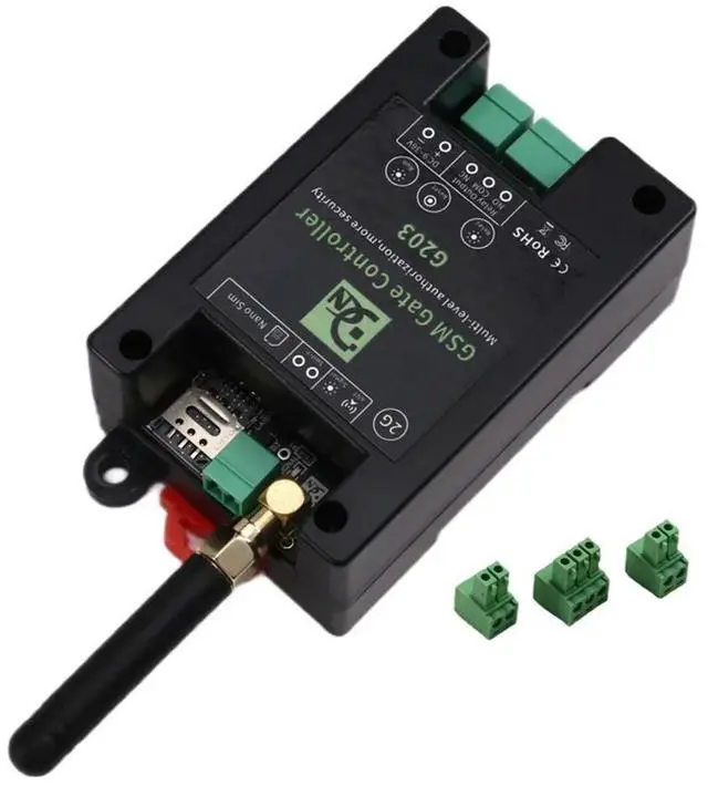 Main image of GSM Remote Control Relay Switch 2G Mobile Phone Control Gsm Door Lock Gsm Gate Controller G203