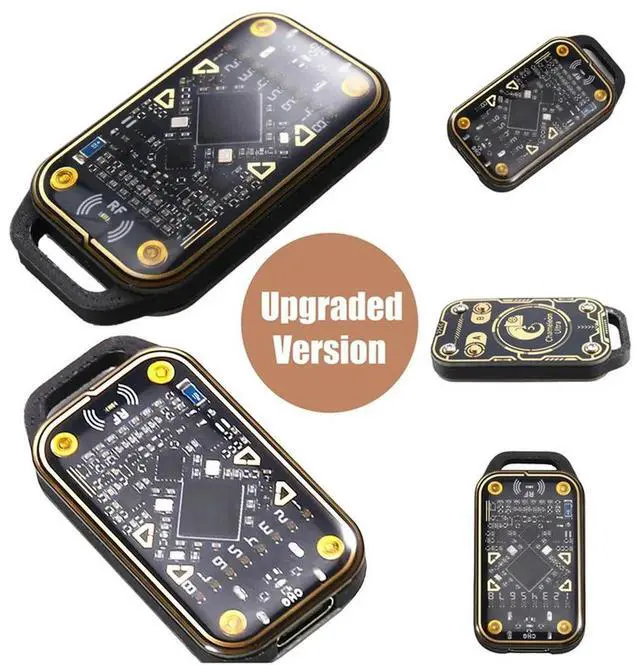 Alt view image 4 of 4 - Chameleon Ultra RFID Chip Reader+2XCUID Keychain Card Emulator NFC Duplicator 125K 13.56M ID IC Card Decode