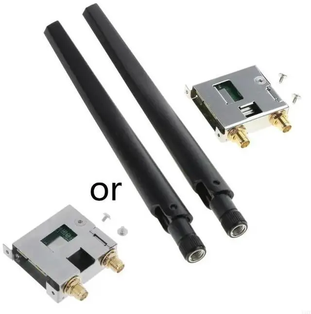 Main image of 2.4G & 300Mbps 1.73Gbps for 9560AC NGFF-Key Card Bluetooth-compatible5.0 Wireless Networks Card