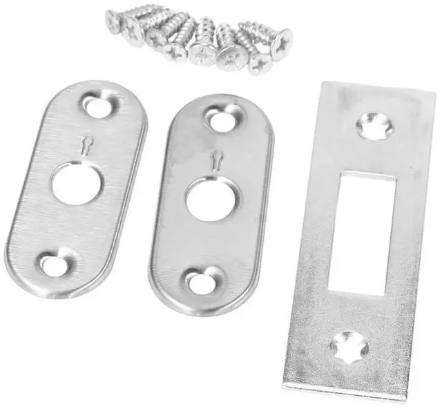 Alt view image 3 of 4 - 6X Invisible/Door Lock, Sliding Door Hook Lock, Alloy Lock Body, Frame Glass Door, Sturdy, Durable, Door Hardware