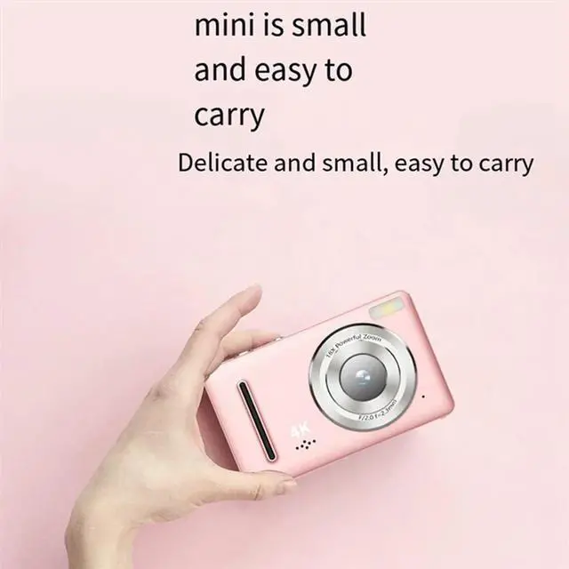 Alt view image 2 of 4 - 4K Ccd Digital Camera Photography Camera, Video Blog Camera, Film Camera, 4K 30FPS Mini Camera For Teenagers