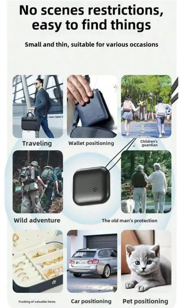 Alt view image 4 of 4 - Anti-Loss Device 4 Pcs Gps Tracker For Car Pet Wallet Kids Working With Android Google Global Positioner Locator