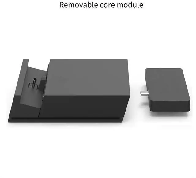 Alt view image 4 of 4 - Type-C Dock Stand For Console Multifunction Docking Charging Station With Detachable USB C Hub Card Port