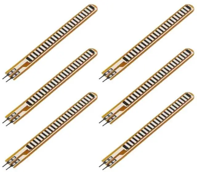 Alt view image 3 of 4 - 6X Flex Sensor 2.2 Inch Flex Sensor For Manipulator Electronic Glove Accessories Flex2.2Inch Flex Sensor