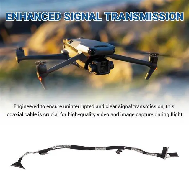 Alt view image 3 of 4 - For Mavic 3 Classic Camera Gimbal Coaxial Line PTZ Cable Signal Line Transmission Flex Wire
