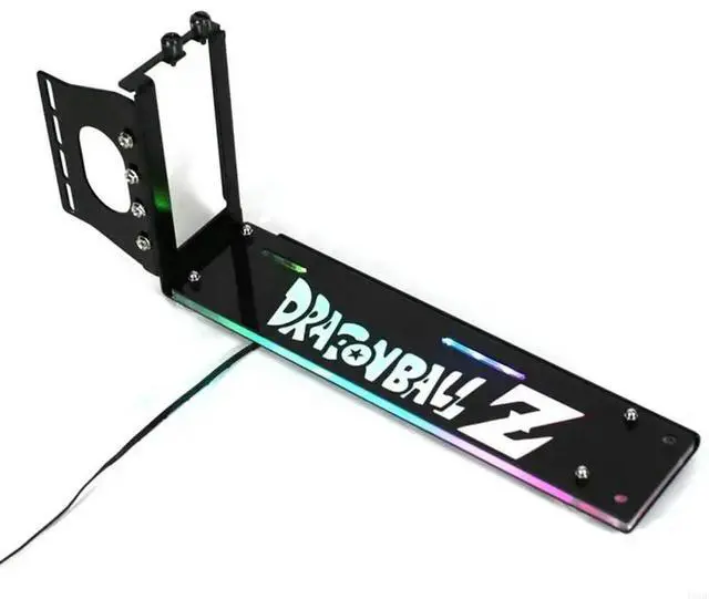 Main image of Vertical GPU Bracket PCI Slots Graphics Card Vertical Install Holder kickstand/base ATXcase chassis for GPU with LED 5V