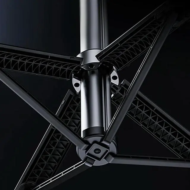 Alt view image 4 of 4 - 1 PCS Ai Auto Tracking Selfie Stick Automatic Tracking Black Aluminum Alloy Live Phone Holder Bluetooth 5.0 Gimbal Stabiliz