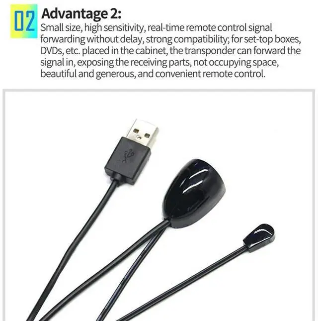 Alt view image 2 of 4 - 20X IR Extender Infrared IR Remote Control Receiver USB IR Receiver Adapter Transmitter