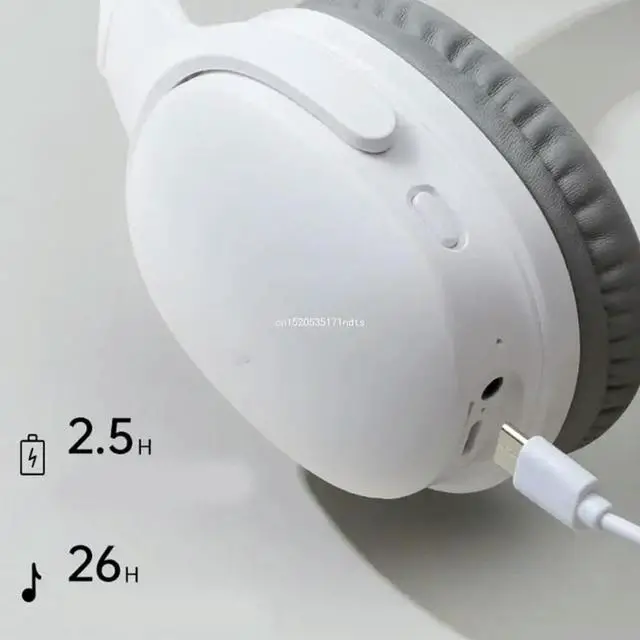 Alt view image 2 of 3 - Wireless Headphones Collapsible with Noise Reduction Foldable Earphones Headset Dropship