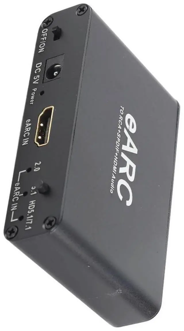 Alt view image 2 of 3 - EARC ARC Sound Extractor HD Multimedia Interface Optical 3.5mm Output HD Multimedia ARC Adapter for HDTV Speaker Amplifier hot