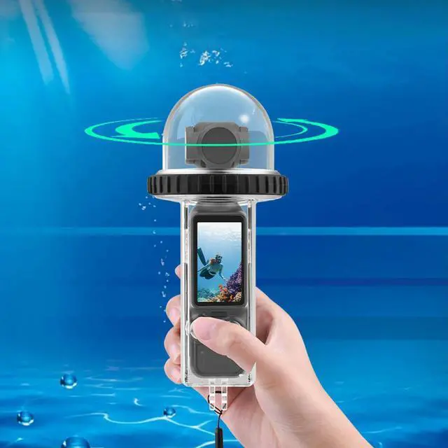 Alt view image 3 of 3 - Action Camera Waterproof Housing Case 40m Protective Underwater Dive Housing Shell for OSMO POCKET 3