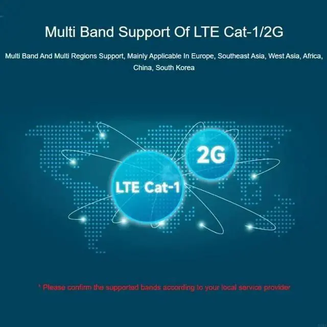 Alt view image 2 of 3 - A7670E Cat1/GPRS/GNSS HAT Module for RPi Expansion Adapte Board Base on 40PIN GPIO Interfaces