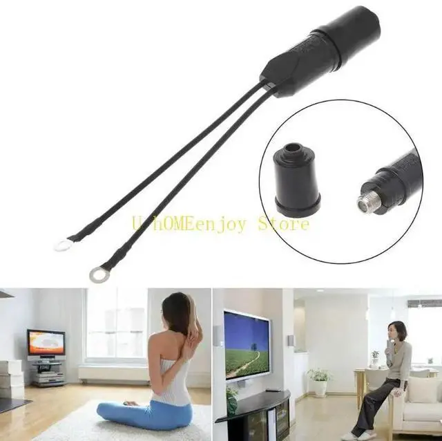 Main image of 1PCS Antenna 300-75 Ohm Coaxial Cable Matching UHF/VHF/FM