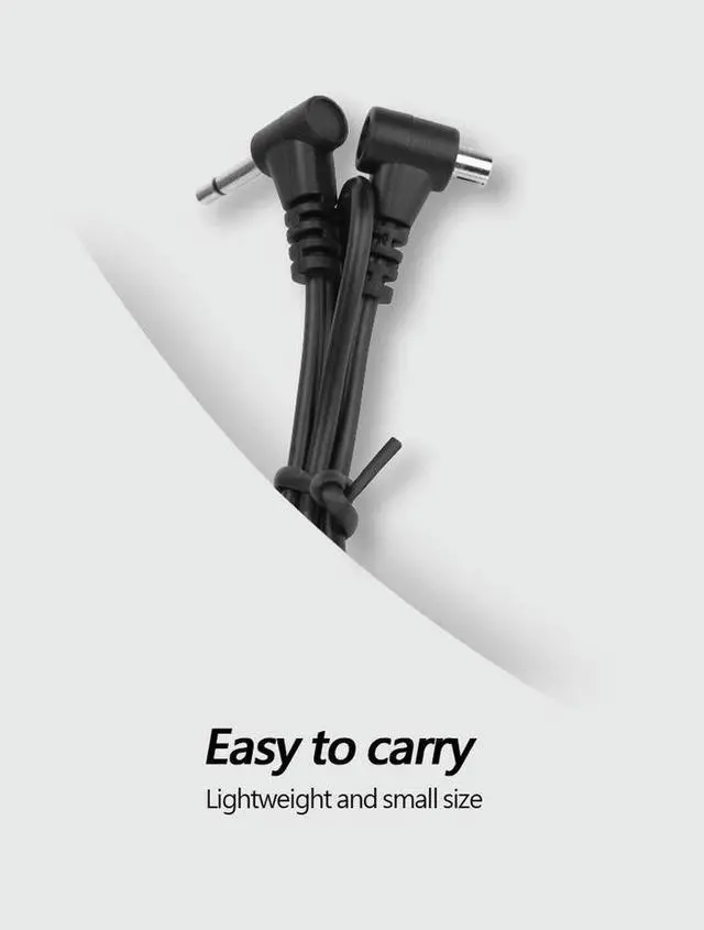 Alt view image 3 of 3 - 12-Inch/30CM Lightweight Flash PC Sync Cord 2.5mm Plug to Male PC Sync Cable