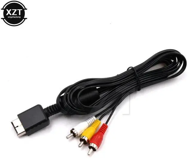 Main image of 1.8M AV Cable 3RCA TV Adapter Audio Video Cable for 2 3 PS2 PS3 Console Game Accessories