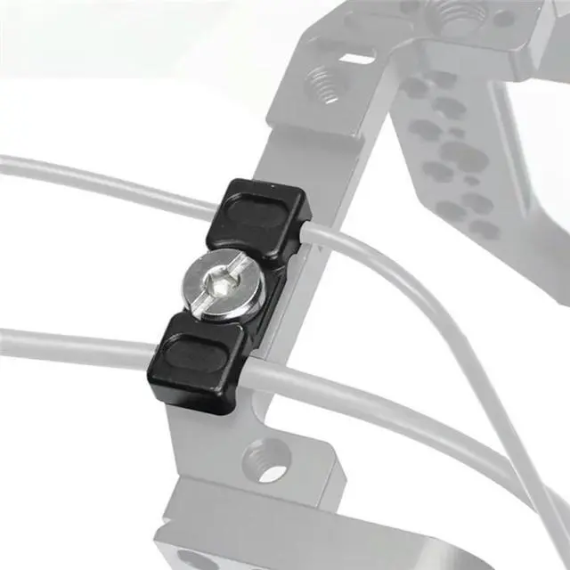 Alt view image 4 of 4 - Universal 1/4 Camera -Compatible Cable Clamp DSLR Wire Lock Clamp Photography Cable Clip For Monitor