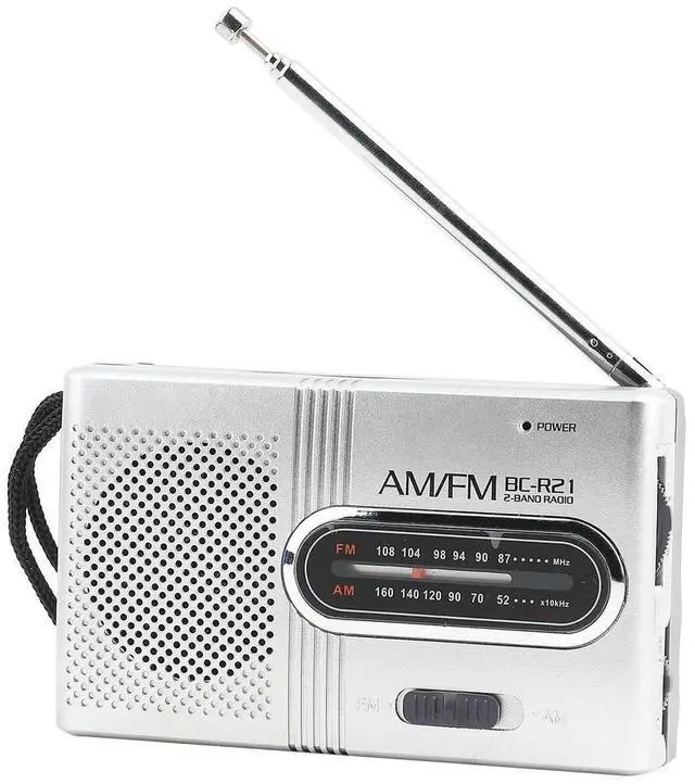 Main image of Universal Portable AM/FM Mini Radio Stereo Speakers Receiver Music Player