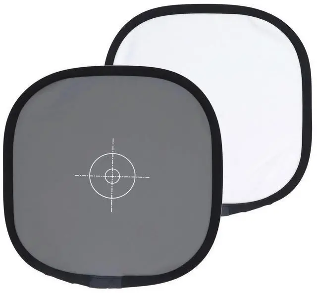 Main image of Camera Focus Board 30CM 18% Exposure Gray Reflectance Reflector Double Sided Foldable with Carry Pouch White Balance Card