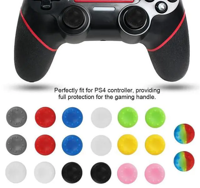 Alt view image 3 of 3 - 20 Pcs Controller Accessories Joystick Antiskid Cap Case for PS2/PS3/XBox One/360 Joystick Grip