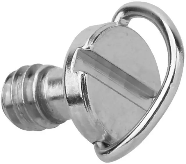 Alt view image 2 of 3 - 5PCS 1/4 Camera Screw for Quick Release Plate 1/4inch Folding C ring Adapter Tripod Monopod