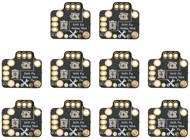 Main image of 10pcs Gamepad Joystick Drift Repair Board Universal 3D Analog Joystick Drift Fix Mod for Game Controllers Black hot