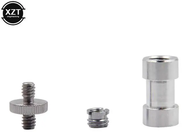 Alt view image 4 of 4 - 1/4 to 3/8 Inch Screw Adapter Mount Converter for Flash Mount Camera Holder Light Umbrella Tripod Monopod Screw Adaptor