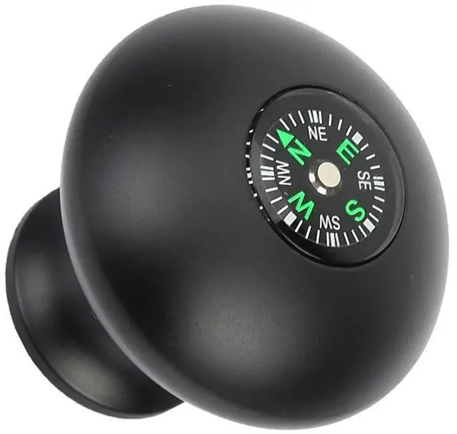 Alt view image 2 of 3 - Outdoor Universal Trekking Pole Stick Monopod Tripod Head Grip Knob with Compass