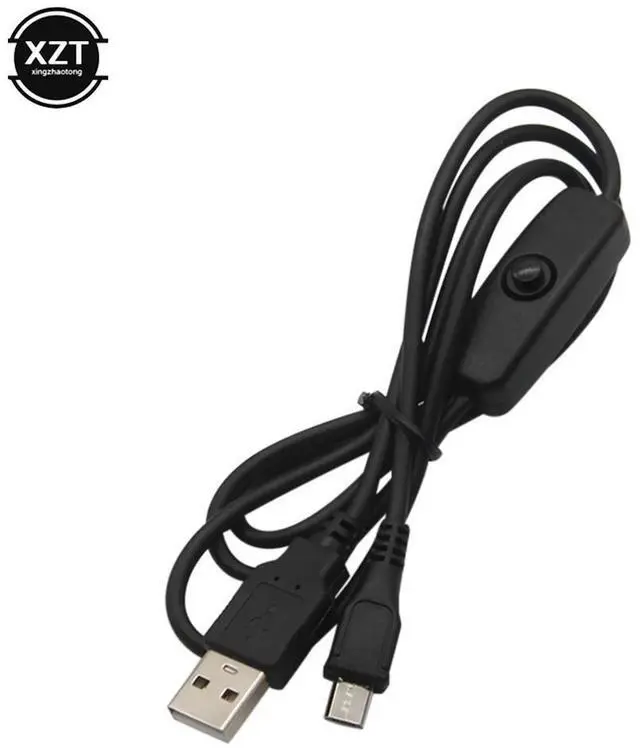 Alt view image 4 of 4 - Universal USB Cable to Micro USB Power Adapter 5V 2.5A for Raspberry Pi 3 2 with ON/OFF Switch Charger Cable for Android