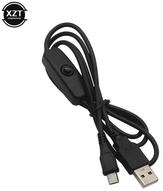 Main image of Universal USB Cable to Micro USB Power Adapter 5V 2.5A for Raspberry Pi 3 2 with ON/OFF Switch Charger Cable for Android