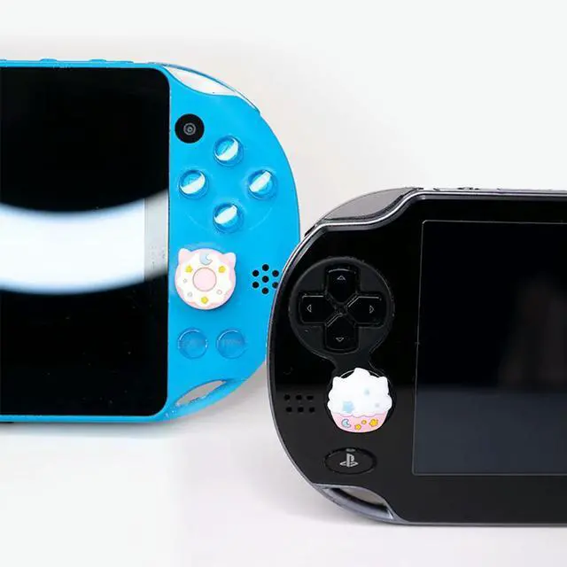 Alt view image 2 of 4 - 4pcs Donut Thumb Stick Grip Cap Cover For PSV1000/2000/PS Vita Controller Gamepad Joystick Case Accessories