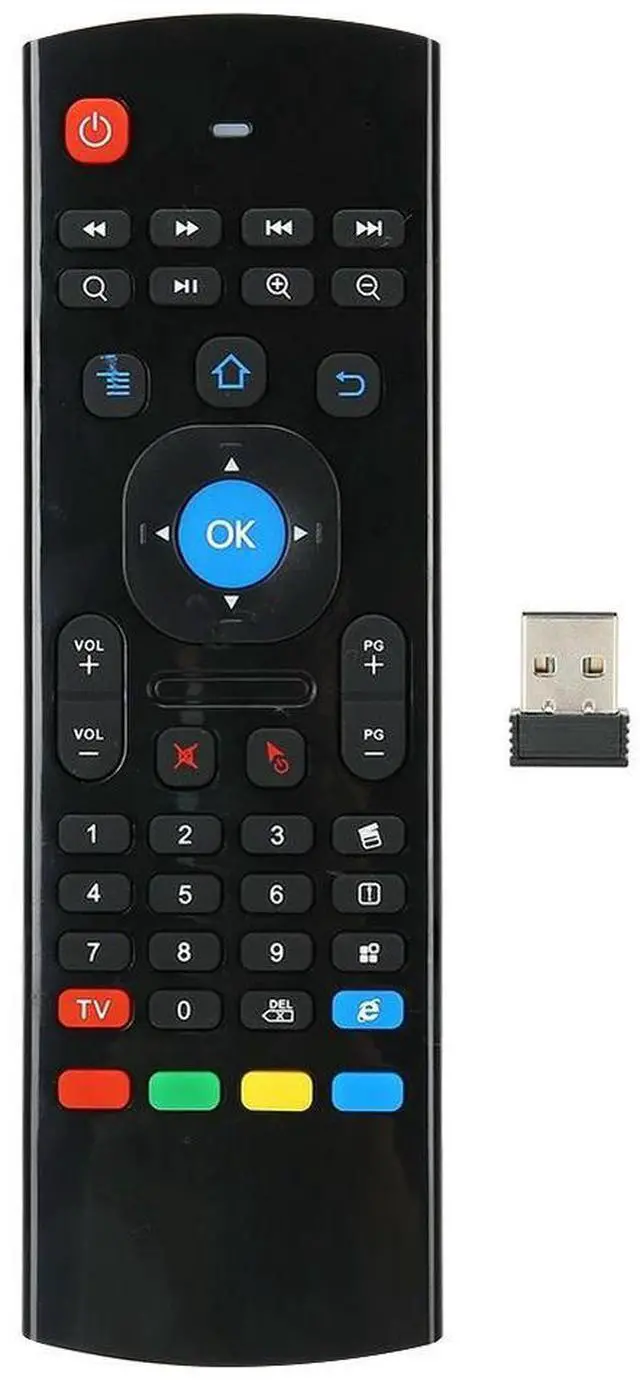 Main image of Air Fly Mouse Remote Controller Remote Mouse MX3 2.4G Wireless Air Fly Mouse Motion Sensing Infrared Remote Controller for TV PC