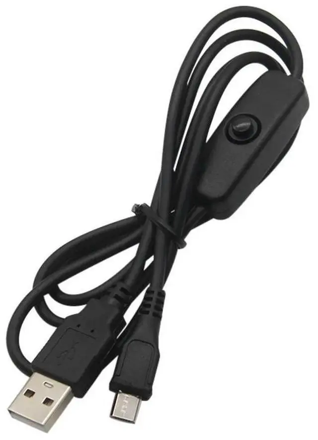 Alt view image 3 of 4 - for Raspberry Pi 3 2 Power USB Cable with ON/OFF Switch Power Control Micro USB Charger Adapter for Raspberry Pi 3 2 5V 2.5A