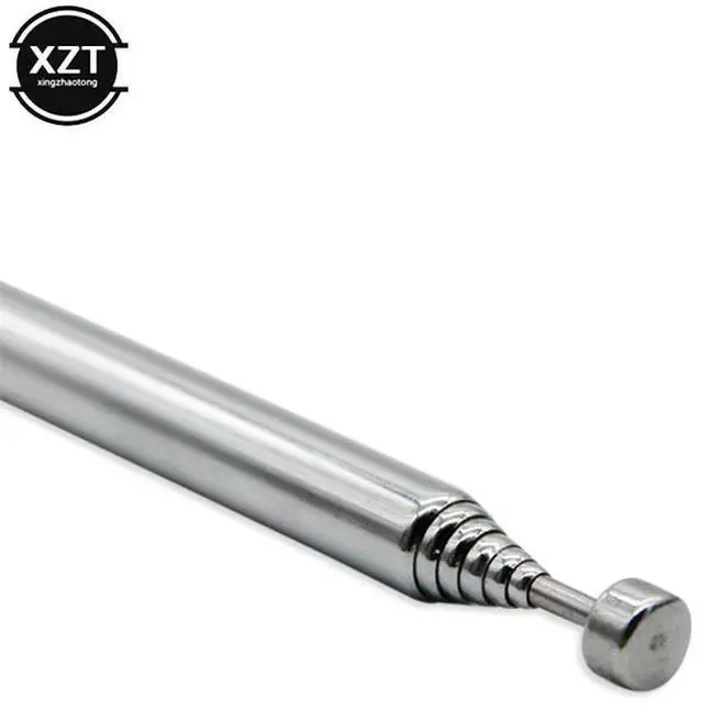 Alt view image 4 of 4 - 1PCS F Type Radio TV Antenna 6 Section Telescopic Aerial Replacement Connector For TV AM FM Radio Cable Extend 55cm